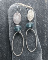 JWW 731 Double Pebble earrings by Jen Williams