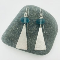 JWW 747 Long Triangle earrings by Jen Williams