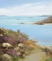 Walking around the Island, Cromwell's Castle, Tresco by Amanda Hoskin