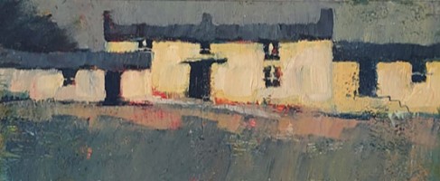 Evening farm by John Piper