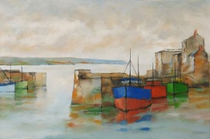 Fishing craft, end to end by Michael Praed