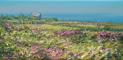 Clear Summer Day, Porthmeor Cottage by Mark Preston