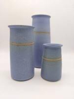 Blue Medium vase by Tony Gant