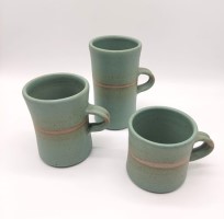 Green Standard mug by Tony Gant