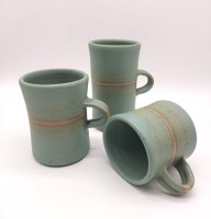 Green Tall mug by Tony Gant