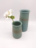 Green Medium vase by Tony Gant