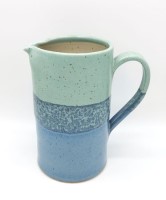 Large jug duck egg & blue by Emily Doran