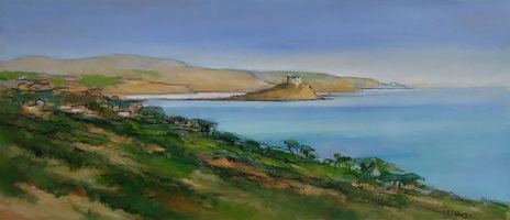 Mounts Bay from the Madron studio by Michael Praed