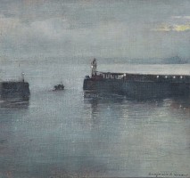 Newlyn Harbour by Benjamin Warner