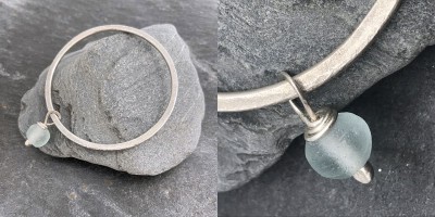 Silver bangle JW 806 by Jen Williams