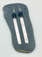 Erosion silver earings JW 857 by Jen Williams