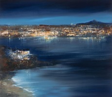 St Ives sparkles under a midnight sky by Amanda Hoskin