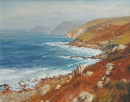 Morning sea mist clearing, heading towards Cape Cornwall by David Rust