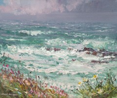 Wind and Surf, Priest's Cove by Mark Preston