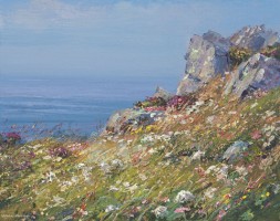 June afternoon, Treen Cliffs by Mark Preston