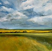 Across the fields to the sea by Kirsten Elswood
