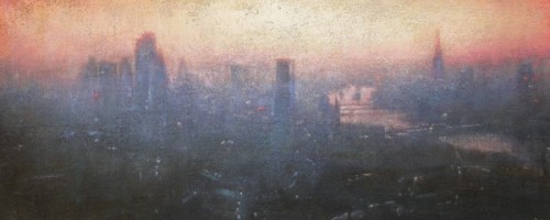 Evening, City Skyline II  by Benjamin Warner