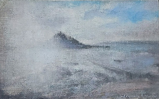 Early morning, St Michaels Mount by Benjamin Warner