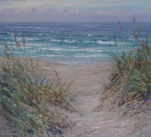 Marram Grasses, Sennen by Mark Preston