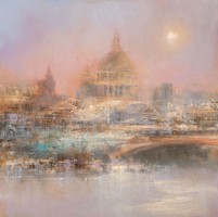 Quiet colours on the River Thames by Amanda Hoskin