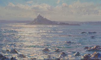 Evening Light, St Michael's Mount by Mark Preston