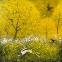 Where the wild catkins glow by Catherine Hyde