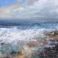 A study of the sea, West Cornwall by Amanda Hoskin