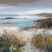 Path to the beach, Bryher by Amanda Hoskin