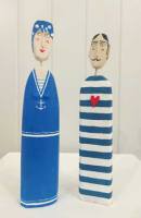 Victorian bathers  (price each - please specific choice at the checkout) by Lynn Muir