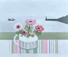 Early morning Anemones, Newlyn Green by Gemma Pearce