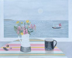 My favourite flowers and Leach mug by Gemma Pearce