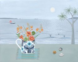 Swimming, Newlyn Green by Gemma Pearce