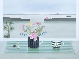 Wildflowers, Newlyn Harbour by Gemma Pearce