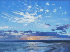 Orange glow, Mounts Bay by Mike Hindle