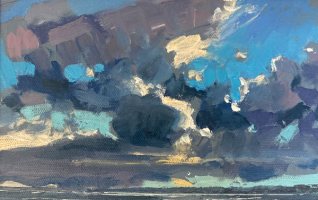 Sky sketch II by Mike Hindle