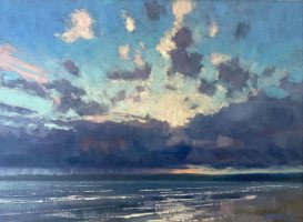 Light behind the clouds by Mike Hindle