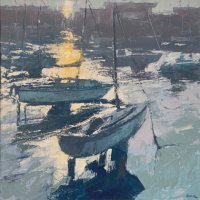 Early morning light, Penzance Harbour by Mike Hindle