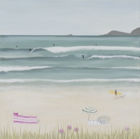Sennen Spring Beach Day by Gemma Pearce