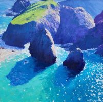 Afternoon Shadows, Kynance by Mike Hindle