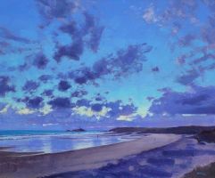 Evening Sky, Godrevy by Mike Hindle