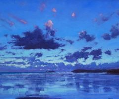 Pink Clouds After Sunset by Mike Hindle