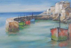 Curved harbour by Michael Praed