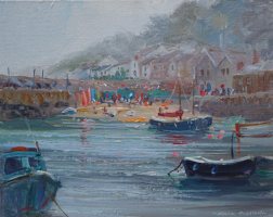 August Afternoon, Mousehole Harbour by Mark Preston