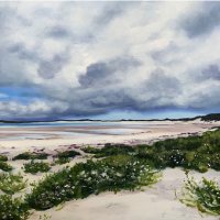 Blooms on the beach by Nicola Wakeling