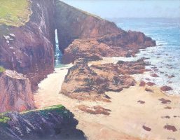 Low tide Nanjizal by Mike Hindle