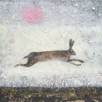 The frost pink moon by Catherine Hyde