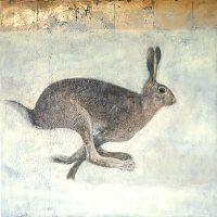 The leaping hare  by Catherine Hyde