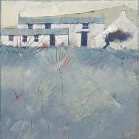 Farm blue by John Piper