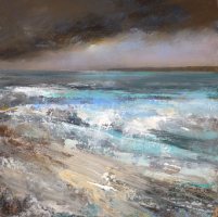 Winter seas, Cornwall by Amanda Hoskin