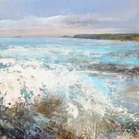 Evening sky, Sennen by Amanda Hoskin